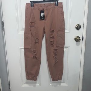 Fashion Nova ‘My Distressed Cargo Pants’